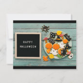 Invitation Salutations d'Halloween (Devant)