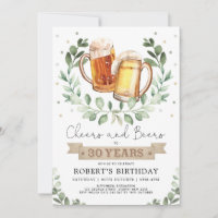 Salutations et bières à 30 ans Hommes adultes Anni