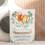 Invitation Salutations et bières à 40 ans Homme adulte Annive<br><div class="desc">Salutations et bières jusqu'à 40 ans! Personnalisez cette amusante invitation à l'anniversaire sur le thème de la bière avec vos détails. Utilisez les outils de conception pour modifier le texte,  modifier la couleur et le style de police pour créer un modèle unique d'invitation aimable.</div>