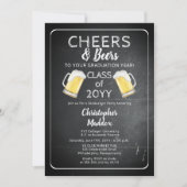 Invitation Salutations et bières à votre fête de l'année d'ét (Devant)