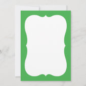 Invitation Salutations et bières Golf 60e Anniversaire Vert (Dos)