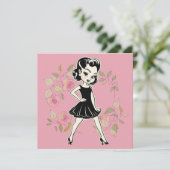 Invitation Salutations LBD Élégantes : Simply Divine (Debout devant)