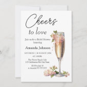 Invitation Salutations pour l'amour de la Fête des mariées de (Devant)