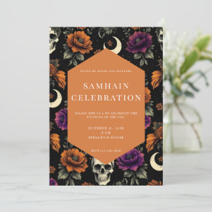 Invitation Samhain Jour des Morts Halloween