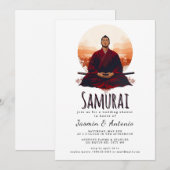 Invitation Samouraï (Devant / Derrière)