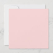 Invitation S'amuser avec Twins Baby shower Rose (Dos)