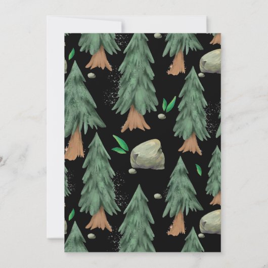 Invitation S'amuser davantage | Camping fête d'anniversaire (Dos)