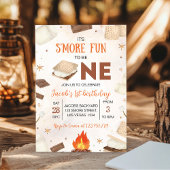 Invitation S'amuser pour être un morceau feu de camp Annivers