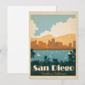 Invitation San Diego, CA (Devant / Derrière)
