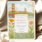 Invitation San Francisco Floral Mariage