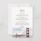 Invitation San Francisco Golden Gate Insérer les détails de l (Devant)