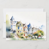 Invitation San Francisco Painted Ladies Rehearsal Dinner (Dos)