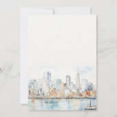 Invitation San Francisco Watercolor Landscape Bridal Shower (Dos)