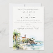 Invitation San Juan Puerto Rico Landscape Couples Shower (Devant)