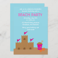Sand Castle Beach et fête d'anniversaire d'été