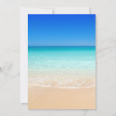 Invitation Sand Dollar Beach Florida Mariage (Dos)