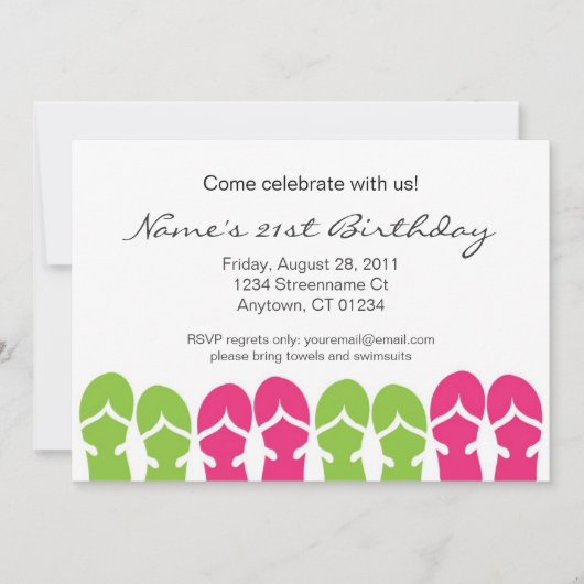 Invitation Sandal Soiree (Devant)