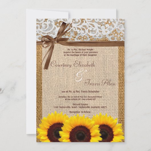 Invitation SandraWright (Devant)