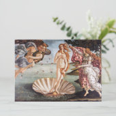 Invitation Sandro Botticelli - Naissance de Vénus (Debout devant)