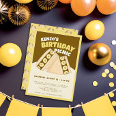 Invitation Sandwich à la banane de chocolat fête de pique-niq