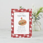 Invitation Sandwich pour l'événement de pique-niqu (Debout devant)