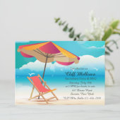 Invitation Sandy Beach (Debout devant)