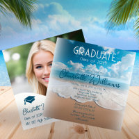 Sandy Beach Waves Graduate Photo Party