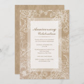 Invitation Sandy Blossom (Devant / Derrière)