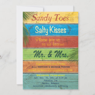 Invitation Sandy Tos Salty Kisses