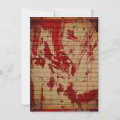 Invitation sanglante (Dos)