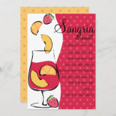 Invitation Sangria (Devant / Derrière)