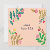 Invitation Sangria d'été applaudissements (Dos)