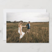 Invitation Sangsues d'ours Acanthus mollis mariage d'aquarell (Dos)