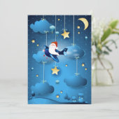 Invitation Santa arrive (Debout devant)