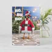 Invitation Santa Chicken (Debout devant)