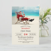 Invitation Santa Claus (Debout devant)