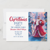 Invitation Santa Claus (Devant)