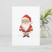 Invitation santa claus (Debout devant)