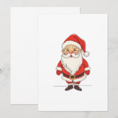 Invitation santa claus (Devant / Derrière)
