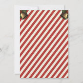 Invitation Santa Claus chevauchant un scooter (Dos)