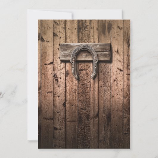 Invitation Santa Claus Cowboy Art (Dos)