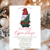 Invitation Santa Claus Pine Tree Maison ouverte