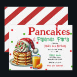 Invitation Santa Crêpes & Pyjamas Christmas PJ's Party<br><div class="desc">Personnaliser pour tout événement</div>