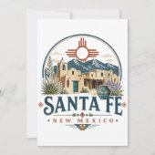 Invitation Santa Fe Nouveau-Mexique Architecture Adobe Sud-Ou (Devant)