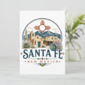 Invitation Santa Fe Nouveau-Mexique Architecture Adobe Sud-Ou (Debout devant)