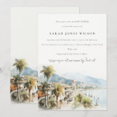 Invitation Santa Marta Colombia Landscape Baby Shower (Devant / Derrière)