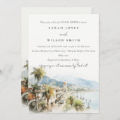 Invitation Santa Marta Colombia Landscape Couples Shower (Devant / Derrière)