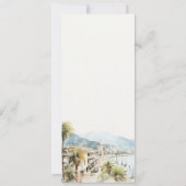 Invitation Santa Marta Colombia Landscape Wedding Menu Card (Dos)