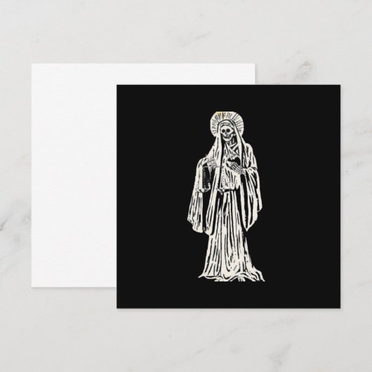 Invitation Santa Muerte (Devant / Derrière)