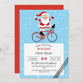 Invitation Santa rides (Devant / Derrière)